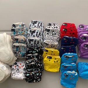 Funky Fluff Cloth Diapers 7-35lbs & NB
